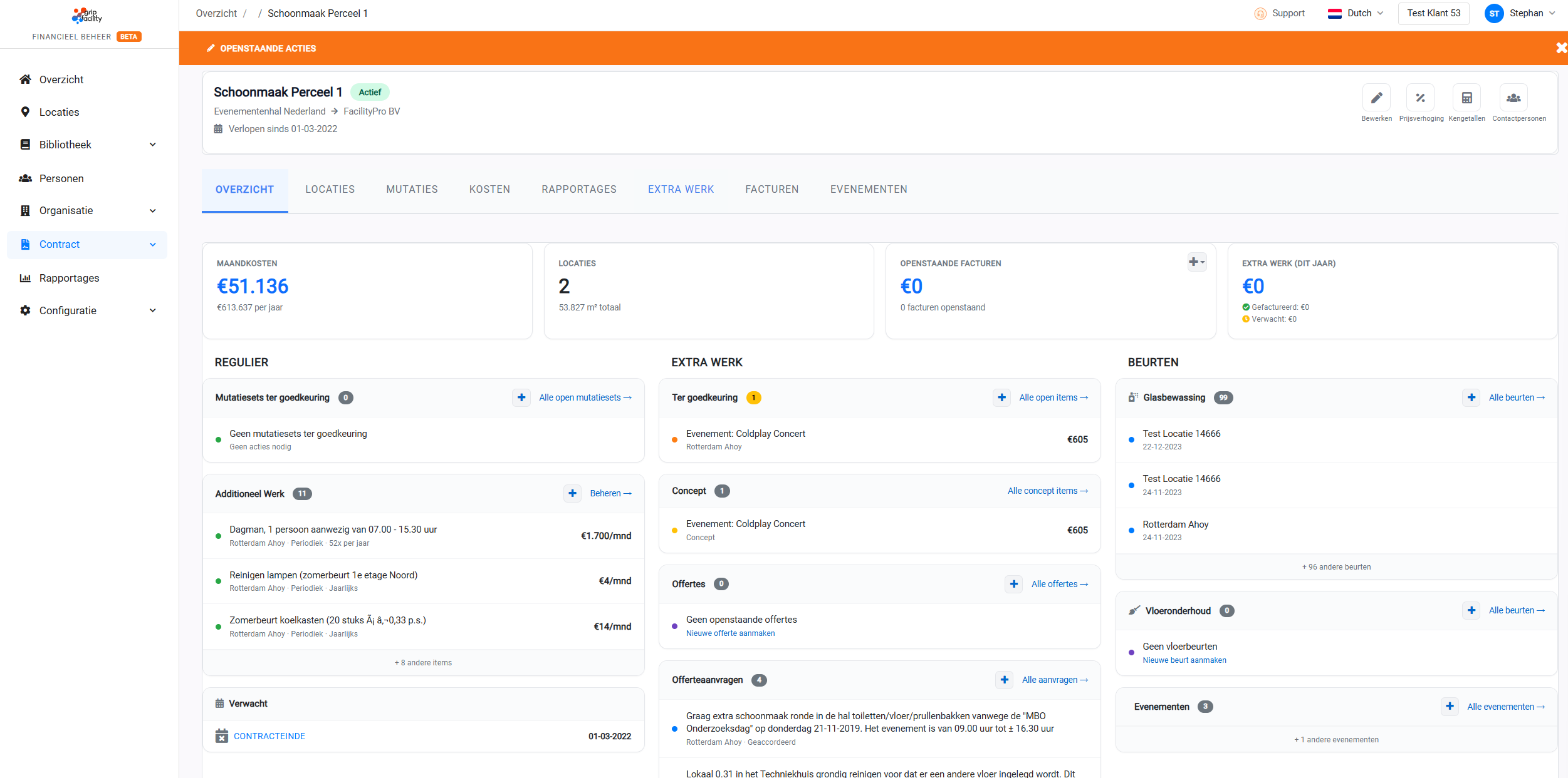 Calculaties en indexaties